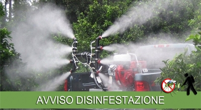 Avviso disinfestazione alati e striscianti - Mercoled&igrave; 09 Agosto 2017
