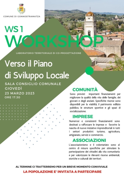 Al via la definizione del Piano di Sviluppo Locale