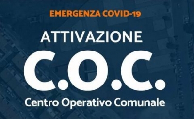 Attivazione del Centro Operativo Comunale di Protezione Civile in relazione all'emergenza sanitaria per il contagio COVID-19